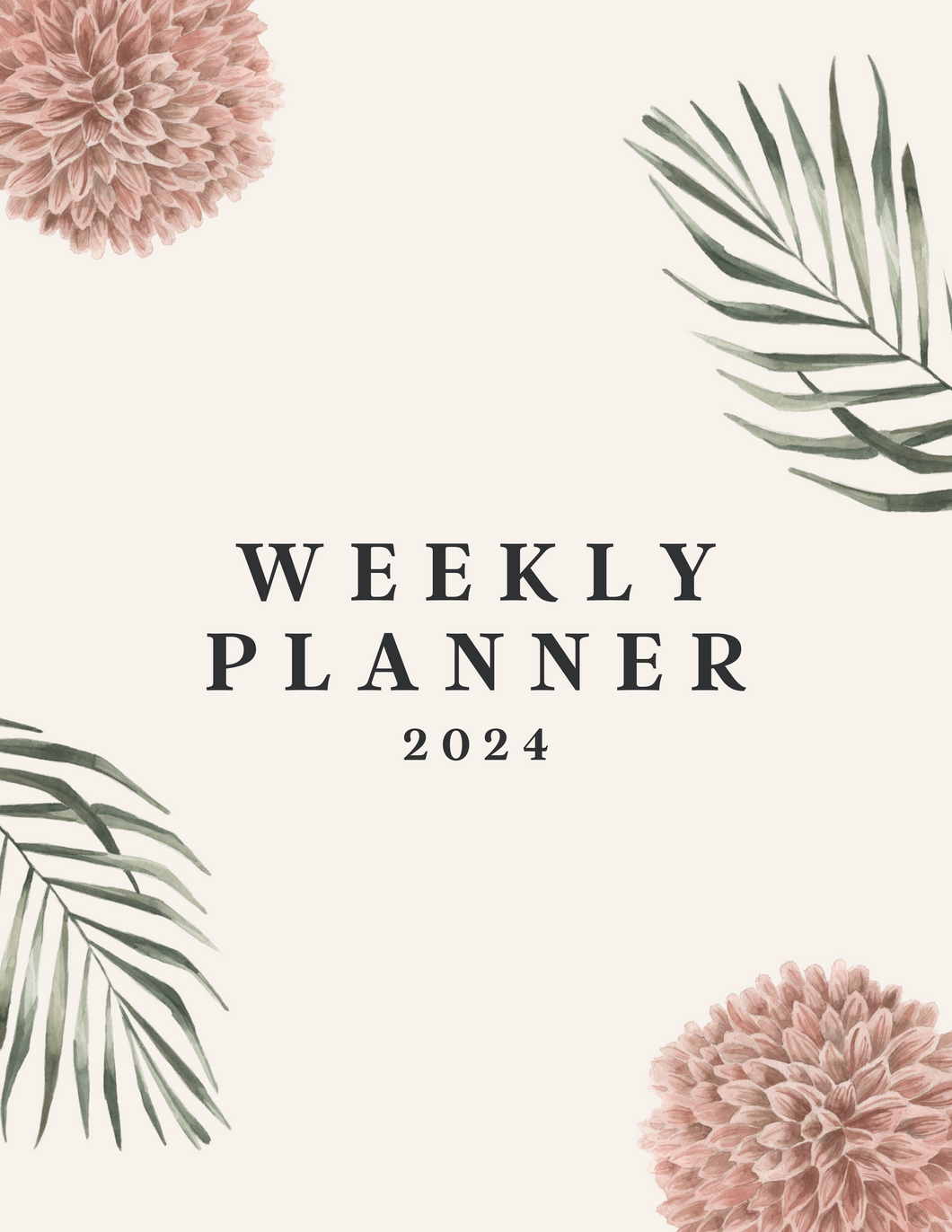 2024 weekly planner (Digital)