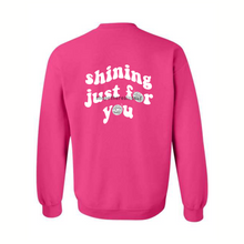 Load image into Gallery viewer, mirrorball crewneck (pink)
