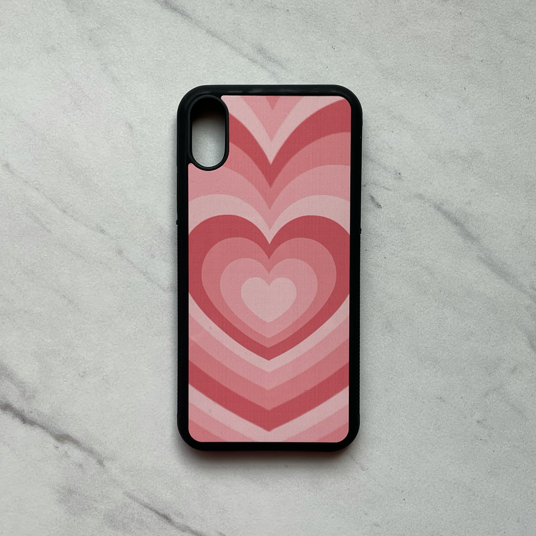 pink hearts (iPhone X/XS)